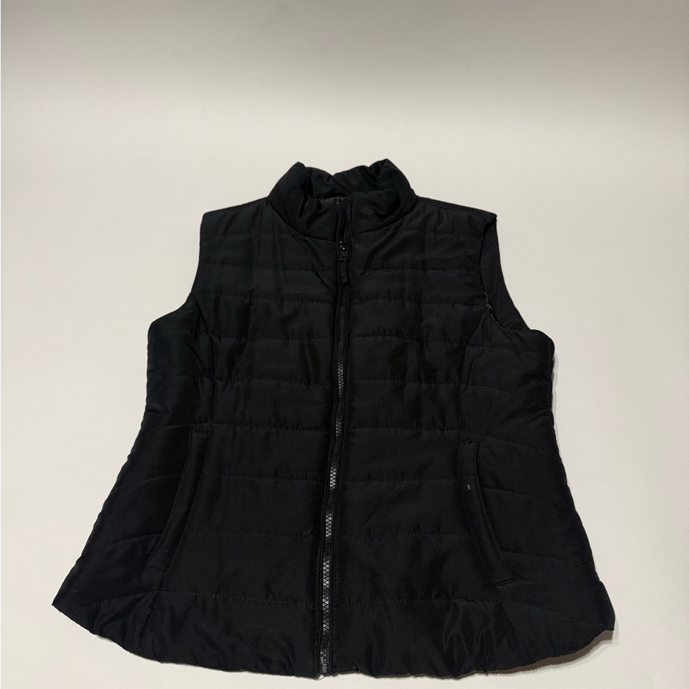 Aeropostale Black Quilted Vest Women’s Large Lightweight Puffer